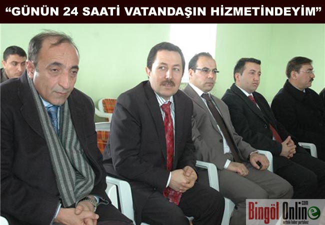 Oturmaya değil, hizmet yapmaya geldik