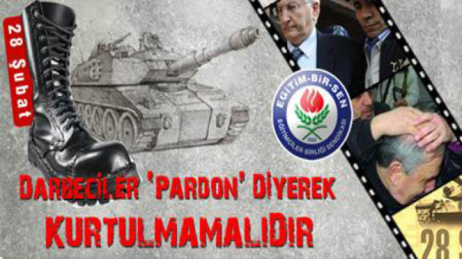 Pardon demek darbecileri kurtarmamalıdır