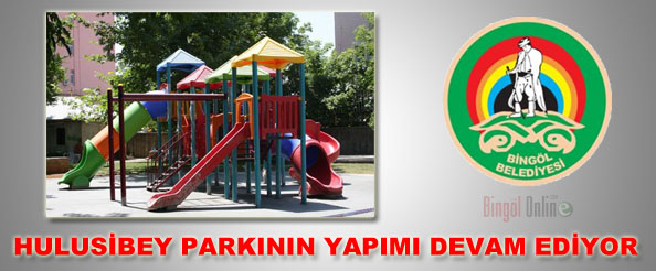 Parkın yapımı devam ediyor