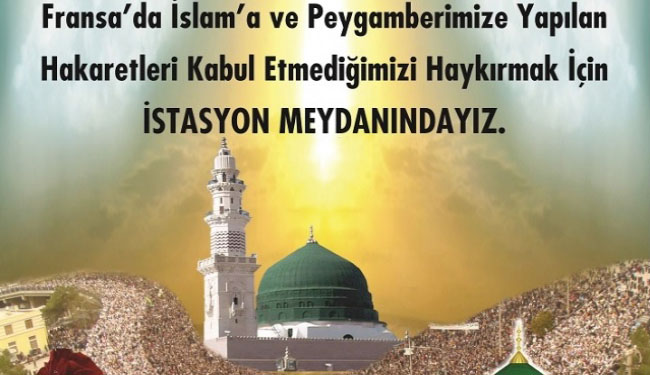 PEYGAMBER SEVDALILARI` MEYDANLARA İNİYOR