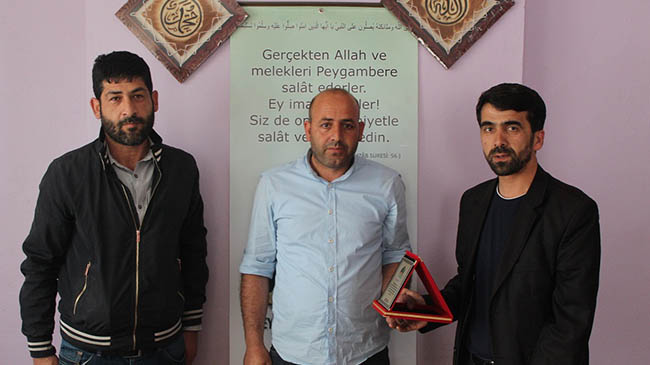 Peygamber sevdalıları`ndan plaket