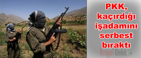 Pkk, kaçırdığı işadamını serbest bıraktı