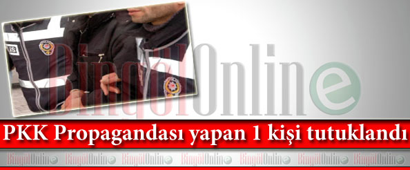 Pkk propagandası yapan 1 kişi tutuklandı