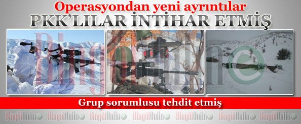 Pkk`lılar intihar etti