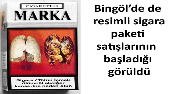 Resimli sigara paketi satışları başladı