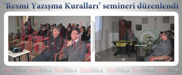 Resmi Yazışma Kuralları semineri