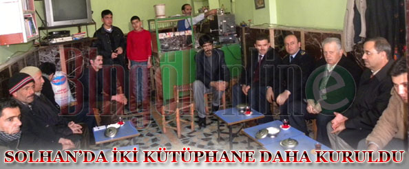 Solhan`da iki kütüphane daha kuruldu