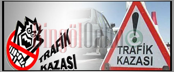 Solhan`da trafik kazası