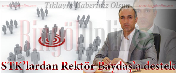 Stk`lardan rektör baydaş`a destek