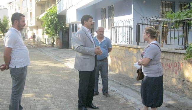 Sugü, üstyapı çalışmalarını yerinde inceledi