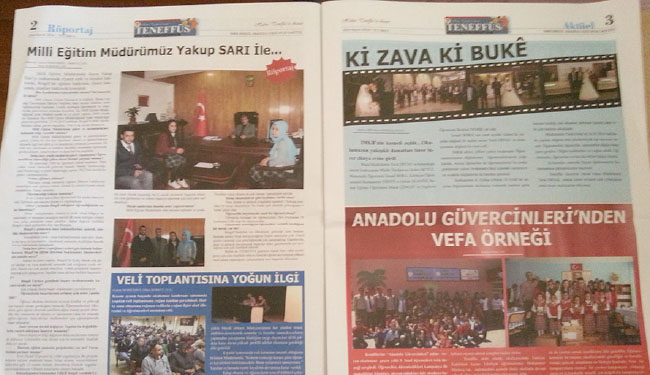 Teneffüs gazetesi 2.sayısı çıktı