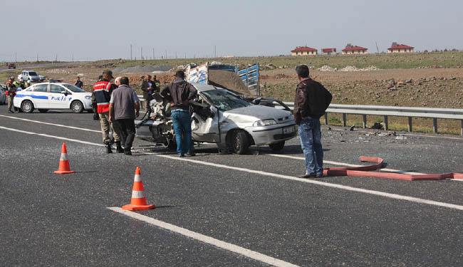 Trafik kazası: 3 yaralı