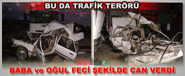 Trafik terörü: 2 ölü 1 yaralı