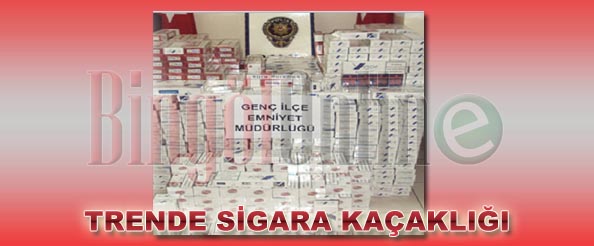 Trende sigara kaçakçılığı