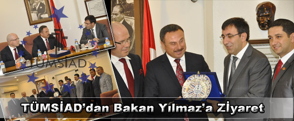 Tümsiad`dan bakan yılmaz`a ziyaret