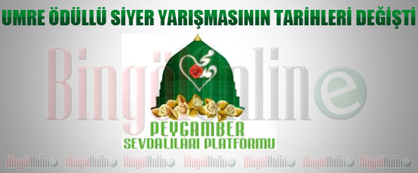 Umre ödüllü siyer yarışmasının tarihleri değişti