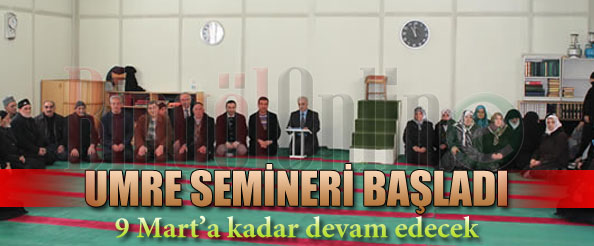 Umre semineri başladı