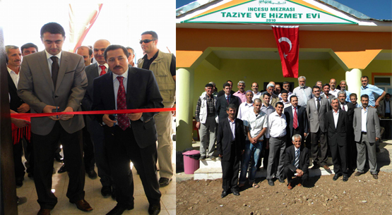 Vali balkanlıoğlu, taziye evinin açılışını yaptı