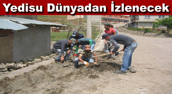 Yedisu ilçesinde mobesa çalışmaları başlatıldı