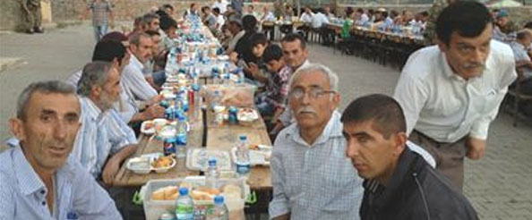 Yedisu`da 500 kişilik iftar