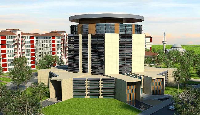Yeni belediye binası için iki alternatif