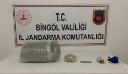 Bingöl`de uyuşturucu madde ele geçirildi: 1 gözaltı