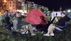 Bingöl`de Filistin için çadır nöbeti