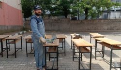 Bingöl İHL`den örnek çalışma! Okul masa ve sıralarını yenilediler