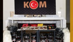 Bingöl`de gümrük kaçağı tütün ve mamülleri ele geçirildi