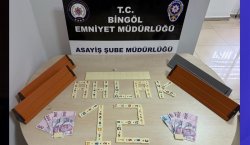 Bingöl polisinden kumar baskını