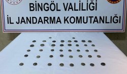 Bingöl`de 42 adet sikke ele geçirdi