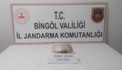 Bingöl`de 1 kilo esrar ele geçirildi, şüpheli serbest bırakıldı