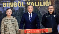 Bingöl Valisi Usta, güvenlik verilerini paylaştı