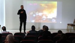 Bingöl`de dezavantajlı bireylere yangın ve afet farkındalık eğitimi verildi