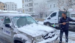 Karlıova beyaza büründü! Kar devam edecek mi?