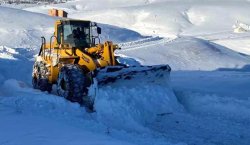 Bingöl`de karla mücadele sürüyor: 168 köy yolu kapalı