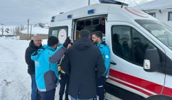 Bingöl`de UMKE`den zorlu kış şartlarında hayat kurtaran müdahale