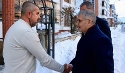 Vali Çelik`ten saldırıya uğrayan operatöre geçmiş olsun ziyareti