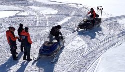 Bingöl`de Kar Motorlu Arama Kurtarma Eğitimi