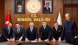 Bingöl`de 115 milyon liralık İŞGEM yatırımı için imzalar atıldı