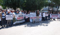 Bingöl`de maden faaliyetlerine tepki: 