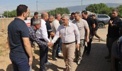 Vali Çelik, Karlıova`daki eğitim yatırımlarını yerinde inceledi
