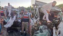 Bingöl`de Feci Kaza! Sürücü ağır yaralandı