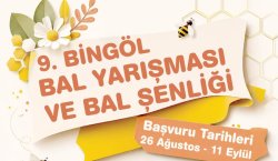 9. Bingöl Bal Yarışması için başvurular başladı
