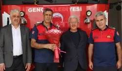 Genç`te İtfaiyeciler Haftası kutlandı: 9 ayda 217 vakaya müdahale